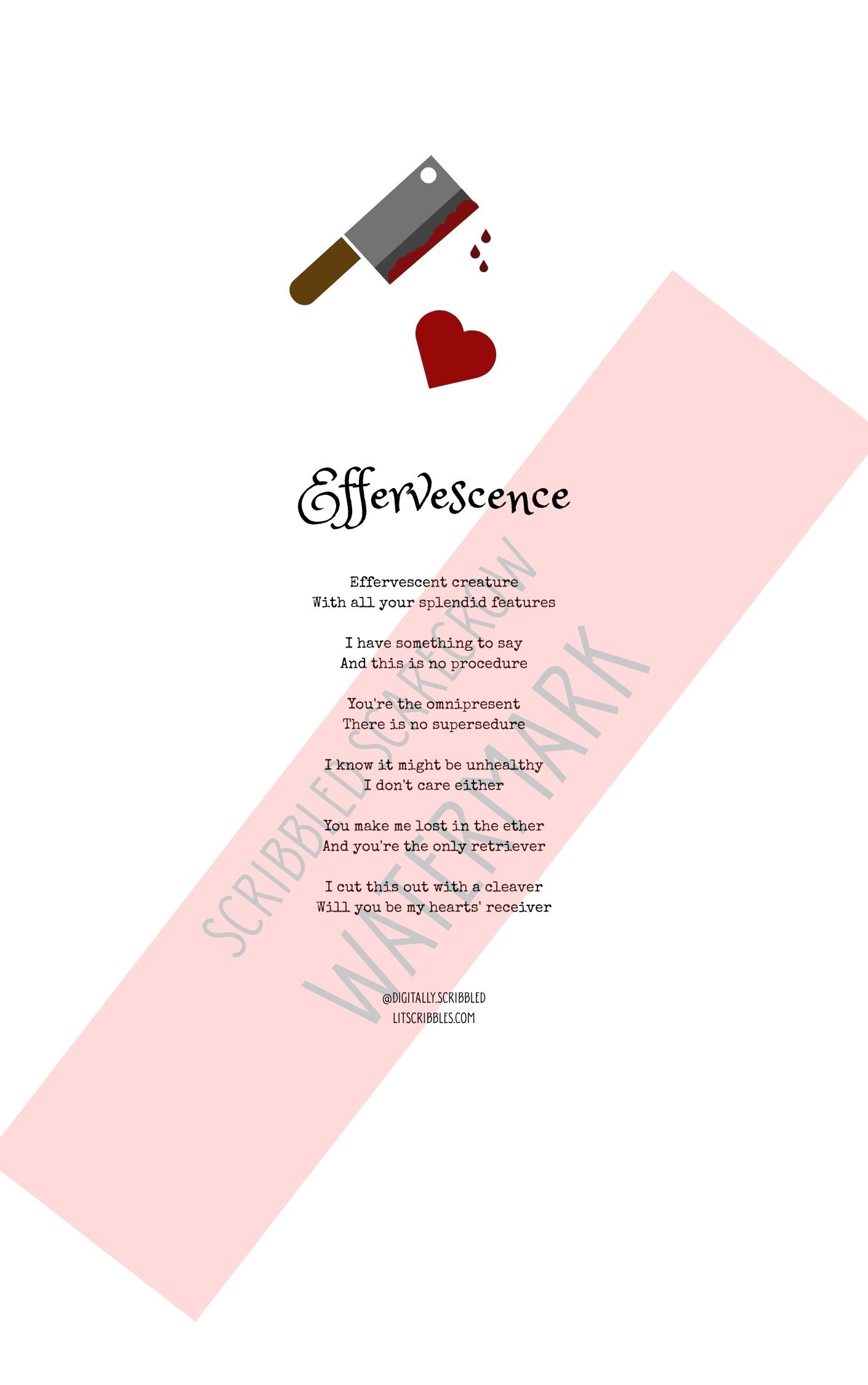 Limited Print Poster 8.5x11" - Effervescence